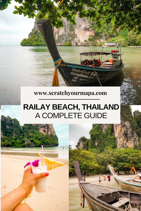 Railey Beach Thailand, Railay Beach Thailand, Thailand Krabi, Asia Trip, Thailand Vacation, Railay Beach, The Bucket List, Honey Moon, Thailand Beaches