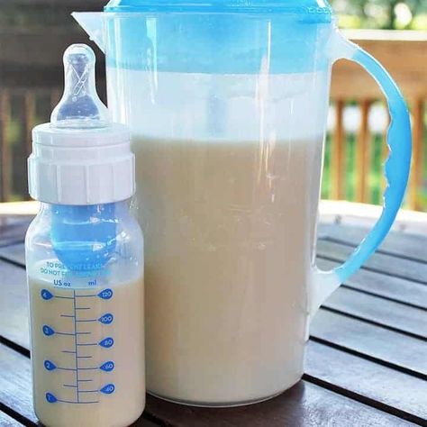 Homemade Infant's Goat Milk Formula - Simply Happenings Baby Formula Recipes, Baby Formula Recipe, Gram Cracker, Goat Milk Formula, Formula Recipes, Breastfeeding Baby, Karo Syrup, Formula Milk, Stopping Breastfeeding