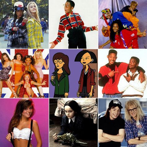 '90s Pop Culture Halloween Costumes That Are All That and a Bag of Chips 90s Homecoming, 90s Costumes, 90s Dress Up, 90s Outfits Party, 90s Characters, Costume Box, Teletubbies Costume, 90s Party Outfit, Iconic Halloween Costumes