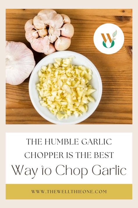 The Humble Garlic Chopper Is The Best Way to Chop Garlic Big Knife, Garlic Chopper, Garlic Head, Chopped Garlic, Garlic Press, Chopper, Natural Health, Garlic, Health And Wellness