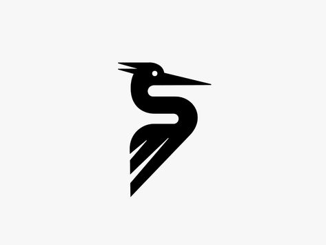 Birds Graphic Design, Crane Bird Logo, Albatross Logo, Animal Logo Design Symbols, Heron Logo, Vision Logo, Farm Logo Design, Bird Logo Design, Animal Logos