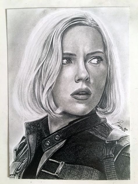 black widow amazing realistic drawing using pencil Black Widow Art Drawing, Natasha Drawing, Black Widow Sketch, Black Widow Drawing, Marvel Art Drawings, Avengers Drawings, Наташа Romanoff, Rivaldo, Avengers Art