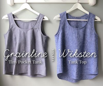 in which I sew a large number of woven tanks (or, Grainline vs Wiksten) | mmmcrafts | Bloglovin’ Sewing Tank Top, Dream Homestead, Tank Top Sewing Pattern, Everyday Tank Tops, Apparel Sewing, Trendy Sewing Patterns, Sewing Blouses, Tank Top Pattern, Sewing Clothes Women