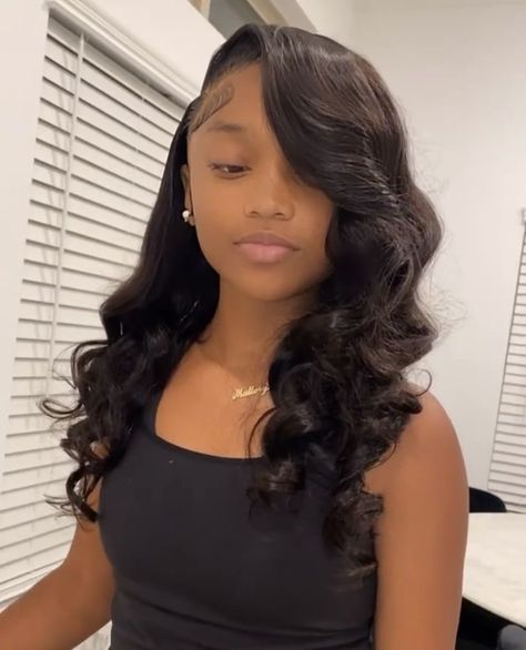 Iron Hairstyles, Occasion Hairstyles, Sweet 16 Hairstyles, Shower Hair, Sleek Ponytail Hairstyles, Sew In Hairstyles, Prom Inspo, Birthday Hairstyles, Quick Weave Hairstyles