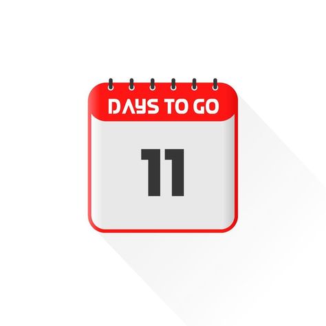 Countdown icon 11 Days Left for sales promotion. Promotional sales banner 11 days left to go 11 Days Left Countdown, 11 Days To Go Countdown, Days To Go Countdown, Alphabet Code, Sales Promotion, Day Left, Sale Banner, Sale Promotion, Days Left