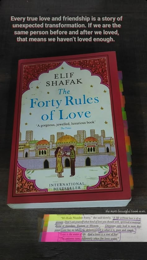 there could never be a book as beautiful as this🤍 Hindi Books To Read, Forty Rules Of Love Book, Books Snap, Book Snap, Elif Shafak, Forty Rules Of Love, Teenage Books To Read, Empowering Books, Hindi Books