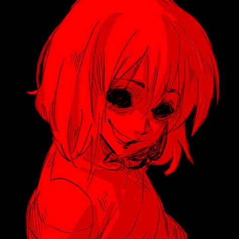 Red Yandere Pfp, Redcore Pfp, Scary Pfps, Scary Anime Icons, Gory Pfp, Icons Gore, Scary Icons, Pfp Scary, Scary Pfp