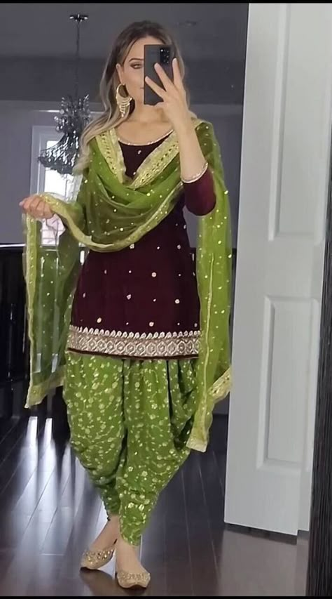 #ad Premium DHOTI TOP SALWAR KAMEEZ PARTY WEAR DRESS BOLLYWOOD SUIT PAKISTANI INDIAN WEDDING, Fashion Clothing Dhoti Salwar, Patiala Suit Designs, Anarkali Dress Pattern, Stylish Short Dresses, Patiala Suit, Punjabi Dress, Trendy Dress Outfits, Heavy Embroidery, Sequence Work