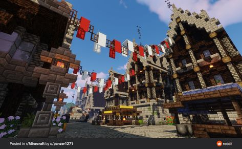 배너 Minecraft Market, Zicxa Photos, Minecraft Building Blueprints, Minecraft Town, Minecraft Kingdom, Minecraft Decoration, Minecraft Banner, Minecraft Mansion, Minecraft Structures