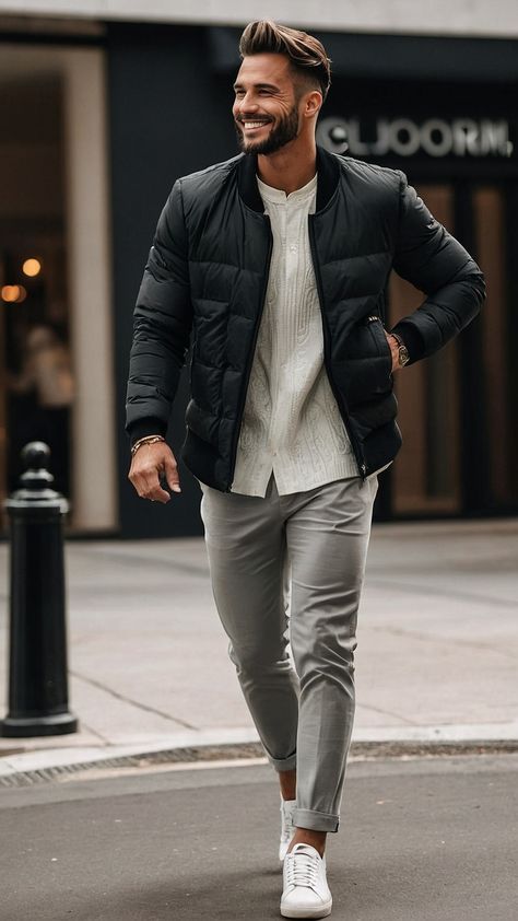 Mens Clothing Styles Winter Outfit, Mens Winter Fashion Formal, Mens All Black Outfit Classy, Mens Winter Fashion Casual, Winter Fashion Formal, Christmas Outfit Casual, Mens Winter Fashion Outfits, Guys Fits