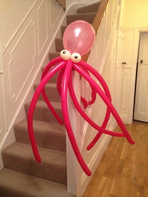 Squid Birthday Party, Kraken Birthday Party, Octopus Theme Party, Octopus Party Ideas, Pirate Balloon Arch, Octopus Birthday Party, Octopus Party, Octopus Birthday Party Ideas, Octopus Themed Birthday Party