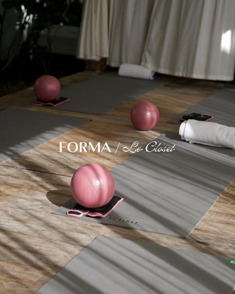 Forma Pilates on Instagram: "LE CLOSET x FORMA PILATES 🩷 Join us December 7-9 for a Miami pop-up during Art Basel. A few spots left! Email concierge@fp-la.com to book xx" Pilates Event Ideas, Pilates Instagram Feed, Pilates Business, 2025 Energy, Pilates Instagram, Wellness Branding, Hot Yoga Studio, Pop Pilates, Studio Pilates