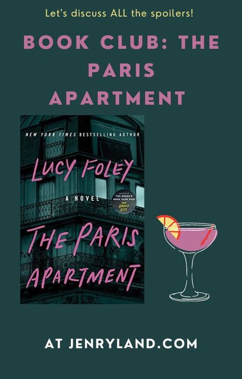 If you've read The Paris Apartment, grab a drink and let's talk about it: the setting, the suspects, the ending. Find a plot summary of the Paris Apartment and a list of characters! The Paris Apartment Book, Paris Apartment Book, Book Club Ideas, The Paris Apartment, Book Club Recommendations, Starting A Book, List Of Characters, Club Ideas, Paris Apartments