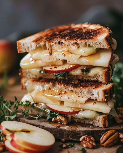 Fall Grilled Cheese, Recipes With Gouda, Gouda Recipes, Gouda Sandwich, Gouda Grilled Cheese, Apple Gouda, Apple Grilled Cheese, Gouda Recipe, Fall Grilling