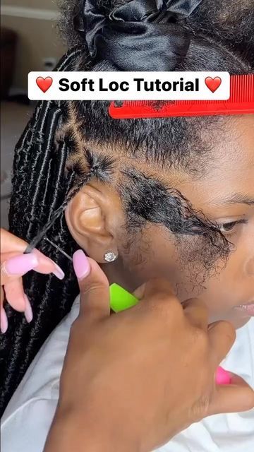 How To Do Soft Locs Tutorial, Soft Dreads Hairstyles For Black Women, Faux Loc Crochet Hairstyles, Crochet Locs Tutorial, Soft Loc Tutorial, Soft Loc Crochet, Soft Faux Locs Long, Fake Locs Hairstyles For Women, Kids Faux Locs