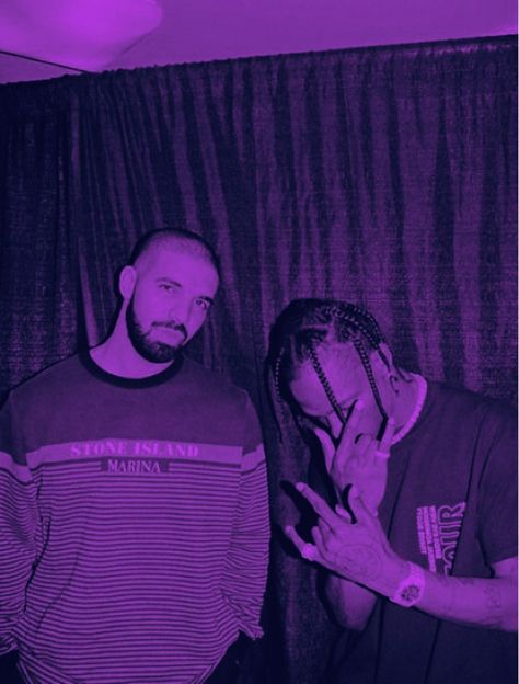 Purple Wallpaper Rapper, Purple Travis Scott, 90s Rap Aesthetic, Drake Travis Scott, Black And Purple Wallpaper, Purple Frame, Dark Purple Wallpaper, Violet Aesthetic, Purple Neon