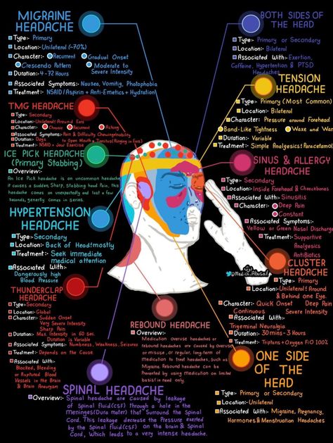 Charting For Nurses, Medical Terminology Study, Nursing School Essential, Medical School Life, Nursing School Motivation, Basic Anatomy And Physiology, Nurse Study Notes, Headache Types, Biology Facts