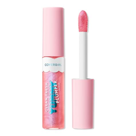 Pixie Dust Clean Fresh Yummy Gloss Plumper - CoverGirl | Ulta Beauty Clean Fresh Yummy Gloss, Yummy Gloss, Ulta Beauty Makeup, Lip Gloss Collection, Bare Lip, Beauty Event, Cleaning Dust, Plumping Lip Gloss, Body Skin Care Routine