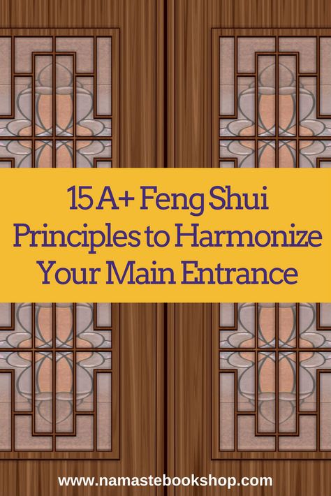 15 A+ Feng Shui Principles to Harmonize Your Main Entrance. For every part and object in the house there is a recommended positioning relative to the other objects and directions in the house in order to maximize the smooth and harmonious chi. Here are some of the guidelines that you must follow in order to make that A+ feng shui main entrance... Entryway Feng Shui, Feng Shui Entryway Ideas, Entrance Feng Shui, Feng Shui Front Door Colors, Feng Shui Entryway, Feng Shui Entrance, House Feng Shui, Yard Door, Feng Shui Front Door