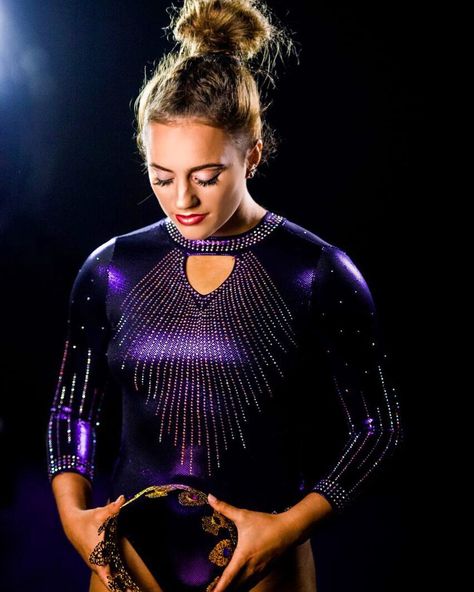 Lexie Priessman of LSU on Instagram: “Dream with your eyes closed but live your dreams with your eyes opened 👑” Lsu Gymnastics Leotards, Lsu Gymnastics, Gymnastics Leos, Long Sleeve Leotard, Usa Gymnastics, Gymnast, Female Gymnast, Pro Sports, Picture Day