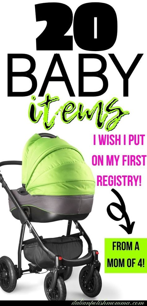 Baby registry products that every mom will need! Here are 20 baby registry items I wish I had on my very first baby registry checklist! After having 4 babies, these are the baby must-haves I wish… More Baby Boy Registry, Top Baby Items, Baby Essential Checklist, Best Baby Items, Best Baby Registry, Baby Registry List, Amazon Baby Registry, Baby Registry Items, Baby Registry Checklist