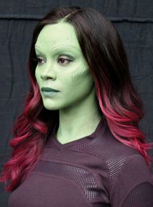 Guardians Effects - Local 706 Gamora Hair, Gamora Marvel, Septième Art, Zoe Saldana, Marvel Films, Marvel Women, Hair Growth Tips, Dye My Hair, Hair Care Tips