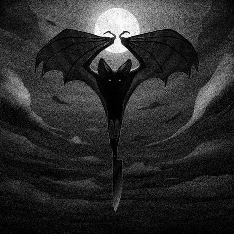 Eerie Art, Bat Art, Vampire Bat, Gothic Aesthetic, Halloween Drawings, Creatures Of The Night, Arte Inspo, Arte Fantasy, Drawing Tutorials