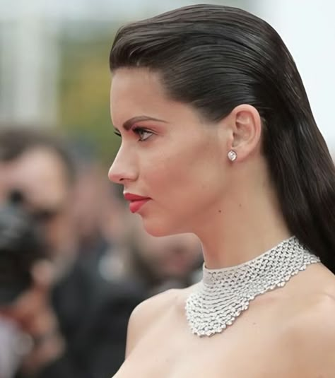 Adriana Lima Profile, Adriana Lima Side Profile, Kayla Aesthetic, Adriana Lima Vs, My Insecurities, Portrait References, The Glow Up, Vs Models, Irina Shayk