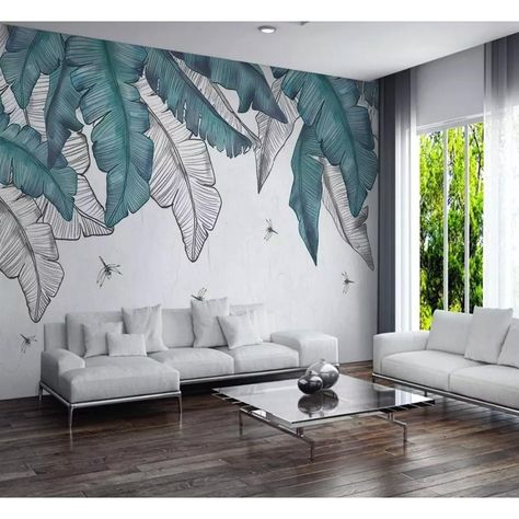 Dragonfly Wallpaper, Wall Murals Diy, Interior Murals, Deco Studio, Bedroom Murals, Wall Painting Decor, Wall Murals Painted, Bedroom Wall Paint, Wall Drawing