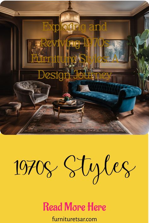 Exploring and Reviving 1970s Furniture Styles: A Design Journey 1930s Bedroom, 1920s Furniture, 1970s Furniture, 70s Furniture, Old Time Pottery, Shag Carpet, Iconic Furniture, Victorian Furniture, Types Of Carpet