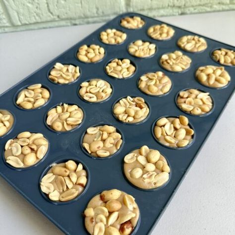 Homemade Payday Bites - Dang That's Sweet Homemade Payday Bites, Homemade Payday, Payday Bites, Homemade Payday Candy Bars, Peanut Butter Cornflake Bars, Payday Candy, Payday Candy Bar, Candy Bar Recipe, Peanut Butter Candy