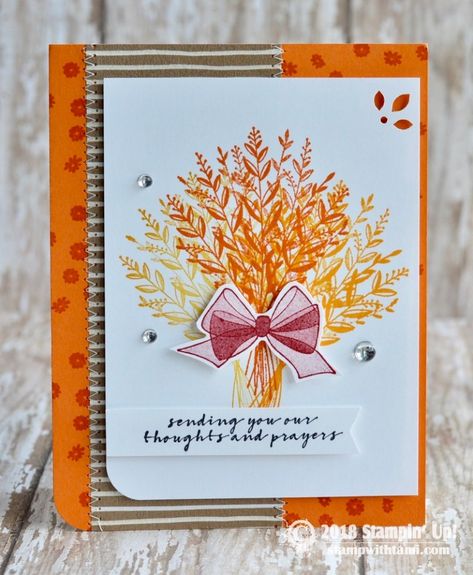 Hallmark Christmas Cards, Traditional Christmas Cards, Thoughts And Prayers, Wish You Well, Paper Crafts Card, Fall Theme, Thanksgiving Cards, Stamping Up Cards, Get Well Cards