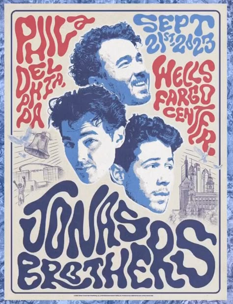 Jonas Brothers Poster, Jonas Brothers Tshirt, Jonas Brothers Wallpaper, Room Ideas Posters, Jonas Brothers Shirt, Song Diary, Posters Wallpaper, Harry Styles Merch, Kevin Jonas