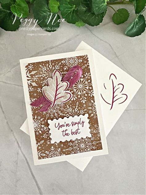 Caring Leaves Fall Notecards Su Caring Leaves, Su Love Of Leaves Cards, Handmade Fall Cards With Leaves, Stampin Up Falling Leaves Embossing Folder, Stampin Up Loyal Leaves, Global Design Project, Leaf Cards, The Good Shepherd, Fall Cards