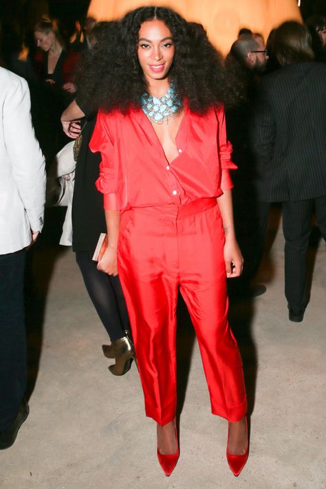 Prints Street Style, Solange Knowles Style, Solange Style, Working Girl Style, Monochromatic Looks, Best Red Carpet Looks, Solange Knowles, 29th Birthday, Rainbow Outfit