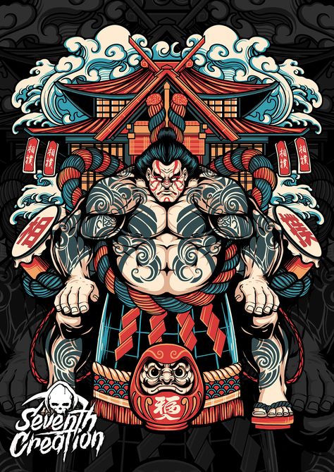 Tattoo Tshirt Design, Samurai Warrior Tattoo, Geisha Tattoo Design, Gemini Tattoo Designs, Japanese Pop Art, Alien Drawings, Japan Tattoo Design, Tshirt Illustration, Tshirt Printing Design