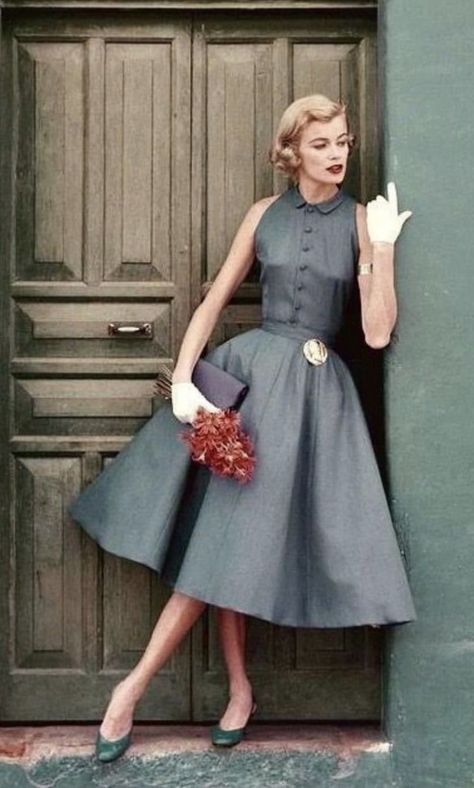 Women Business Attire, 1950s Vintage Fashion, Skirt Outfits Summer, Outfits Skirt, 50s Outfits, 1950 Fashion, Vintage Fashion 1950s, Fifties Fashion, Fashion 1950s