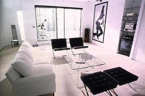 Patrick Bateman's apartment, American Psycho 1980s Interior, Patrick Bateman, Apartment Chic, Barcelona Chair, House On A Hill, Best Interior Design, Best Interior, My Dream Home, Brisbane