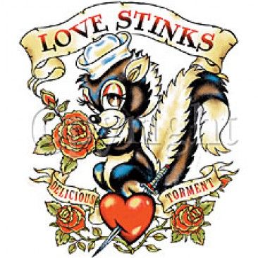 skunk Skunk Tattoo, November Tattoo, Love Stinks, Punk Rock Baby, Trading Card Ideas, Tatoo Inspiration, Tattoo Board, Tattoo Style Drawings, Traditional Tattoo Flash