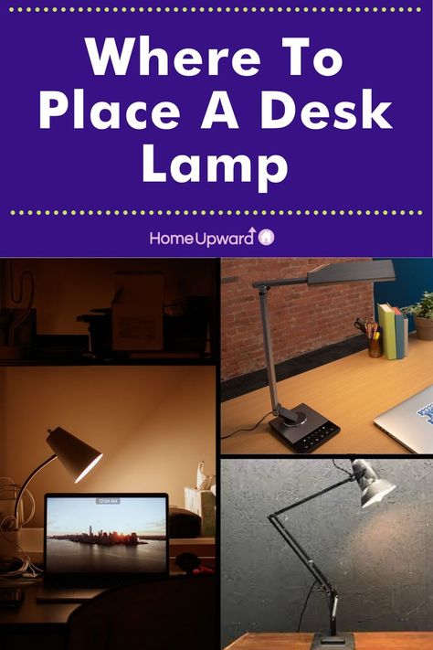 where to place a desk lamp Desk Lamp Aesthetic, Diy Desk Lamp, Best Home Office Desk, Shelf Lamp, Small Desk Lamp, Desktop Lamp, Desk Lamp Office, Sit Stand Desk, Best Desk