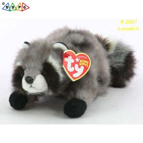 Raccoon Plushies, Cute Stuffies, Ty Plushies, Plushie Ideas, Raccoon Stuffed Animal, Raccoon Plush, Animal Plushies, Ty Beanie Babies, Trash Panda