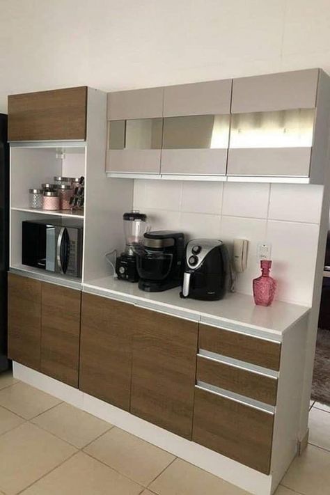 Compact Modular Kitchen Design, Simple Kitchen Cupboards, Kitchen Units Ideas, Simple Kitchen Cabinet Design, Modular Kitchen Colour, Smart Kitchen Design, Latest Modular Kitchen Design, Kitchen Unit Designs, Interior Design Kitchen Contemporary