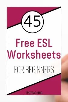 Best ESL Worksheets for Beginners (+50 Free Resources) | TPR Teaching Teaching English As A Second Language Lesson Plans, Esl Curriculum For Adults, How To Teach Adults English, Powerpoint For Teachers, Teaching Adults English, Esl For Adults Lesson Plans, Free Esl Lesson Plans, Online Esl Teaching, English Exercises For Beginners