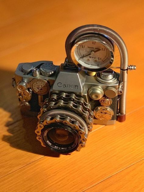 Steampunk Camera, Things Reference, Steam Punk Aesthetic, Steampunk Mechanic, Steampunk Machines, Steampunk Interior, Fotocamere Vintage, Steampunk City, Steampunk Gadgets