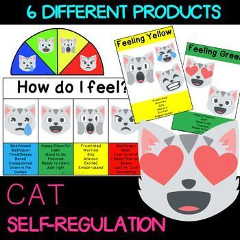 Self Regulation check in - perfect for use with zones of regulation or the alert program. Help kids check in and regulate their emotions with cat emojis! Self regulation, feelings, emotions, zones of regulation Zone Of Regulation, Teachers Activities, Cat Facts Text, Regulation Activities, Alert Program, Zones Of Regulation, Emotions Activities, Responsive Classroom, Student Portfolios