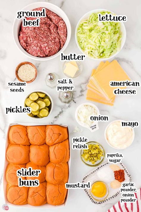 Big Mac Mini Sliders, Bic Mac Sliders, Mdw Appetizer, Big Mac Hawaiian Roll Sliders, Big Mac Sliders With Thousand Island, Small Burgers Sliders, Big Mac Cheeseburger Sliders, Easy Big Mac Sliders, Bigmac Cheeseburger Sliders