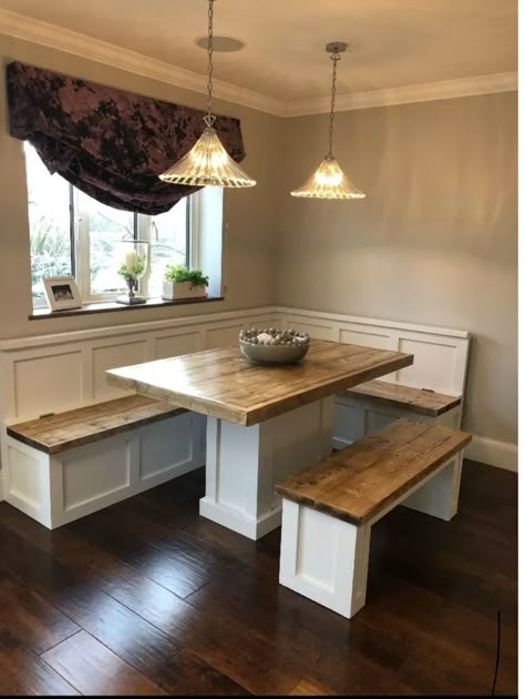 Banquette Seating In Kitchen Farmhouse, Corner Banquette Seating In Kitchen, Corner Booth Kitchen Table, Kitchen Corner Booth, Corner Banquette Seating, Modern Banquette, Kitchen Corner Bench, Seating In Kitchen, Booth Seating In Kitchen