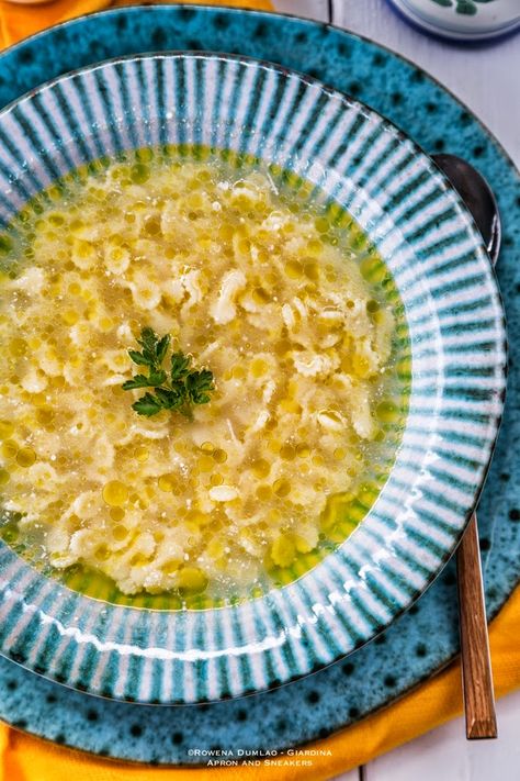 Apron and Sneakers - Cooking & Traveling in Italy and Beyond: Pastina in Brodo Nanas Recipes, Souper Sunday, Pastina Recipes, Pastina Soup, Sick Food, Live In Italy, Traveling In Italy, Best Places In Italy, Travel In Italy