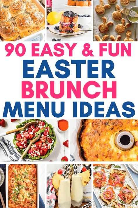 Easter Brunch Kids Food, Brunch Favorites, Kid Friendly Easter Brunch, Easter Brunch Sides, Easter Brunch Ideas Food Families, Easter Brunch Buffet Ideas Food, A Mindful Mom Recipes, Easter Menu Ideas Brunch, Easter Brunch Ideas For Kids