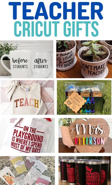 TEACHER CRICUT GIFTS Teacher Gifts Using Cricut, Teacher Valentine Gift Cricut, Teacher Gift Personalized, End Of Year Teacher Gifts Diy Cricut, Christmas Gifts For Teachers Cricut, Easy Cricut Teacher Gifts, Cricut Gift For Teachers, Teachers Gifts Cricut, Cricut Gift Ideas For Teachers